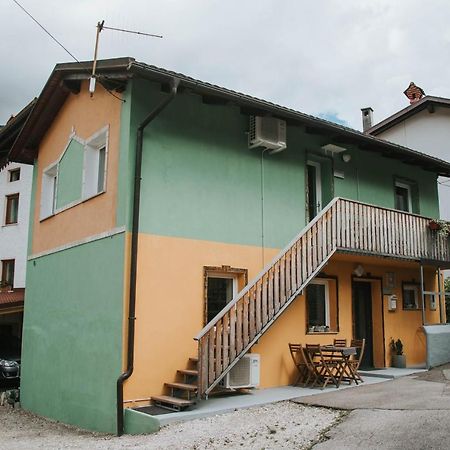Apartma Metija Lux Z Savno Kobarid Bagian luar foto